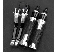 TGVSELPJ Pieza de motocicleta Palancas De Manillar Ajustables Plegables Para HONDA CB599 CB600 HORNET CB 599 600 1998-2006 CB919 919 2001-2004 2005 2006 2007 2008 Piezas Motocicleta(Silver)