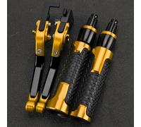 TGVSELPJ Pieza de motocicleta Palancas De Manillar Ajustables Plegables Para HONDA CB599 CB600 HORNET CB 599 600 1998-2006 CB919 919 2001-2004 2005 2006 2007 2008 Piezas Motocicleta(Jaune)