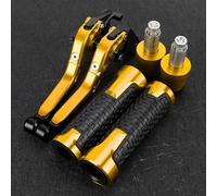 TGVSELPJ Pieza de motocicleta Palancas De Manillar Ajustables Plegables Para KAWASAKI VN 650 Para VULCAN S VN650 2015 2016 2017 2018 2019 2020-2024 Piezas Accesorios Para Motocicletas(Jaune)