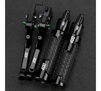 TGVSELPJ Pieza de motocicleta Para KAWASAKI Para NINJA 400 Para Z400 2023 2024 2022 2021 2020 2019 2018 Palancas De Manillar Plegables Accesorios Piezas Motocicleta(Nero)