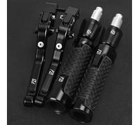 TGVSELPJ Pieza de motocicleta Puños De Manillar Extremos Tapa Para YAMAHA FZ1 Para FAZER Para FZ-1 2005 2004 2003 2002 2001 Palancas Embrague Freno Motocicleta(Nero)