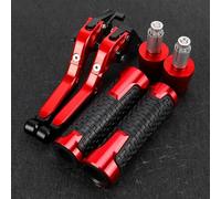TGVSELPJ Pieza de motocicleta Puños De Manillar Para Kawasaki Para Ninja650R Para Ninja 650 R 2009 2010 2011 2012 2013 2014 2015 2016 Accesorios Palanca Embrague Freno Motocicleta(Rosso)