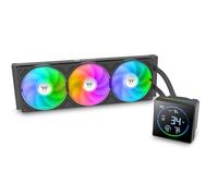 TH360-S V3 ARGB | All-in-one water cooling | 3.95" segment LCD display | Rotatable pump head | Single frame fan | Black