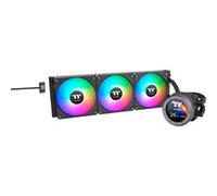 Thermaltake Refrigeración líquida 280 mm TH280 V2 Ultra EX ARGB – LCD IPS 2,1” 2× CT140 ARGB – Negro