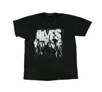 TH5UY5TGC Hives-Shirt-Large-Black-Y2K-Tour-Indie-Band-Tee-Arctic-Monkeys-Strokes