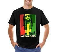 TH5UY5TGC Reggae-Legends-Alborosie-Rasta-Poster-Famous-Italian-Reggae-Singer-T-Shirt