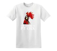 TH5UY5TGC Stop Staring At My Cock Chicken Novelty Gift Men's TFunny PartyTop1