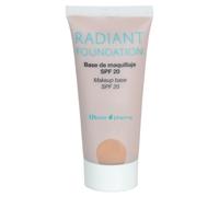 Thader Pharma Base de maquillaje Radiant Foundation de textura crema, cobertura media graduable y acabado natural, 40 ml (04 Warm Honey)
