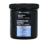 Thader Pharma Mascarilla capilar equilibrante con Carbón de Bambú y Ácido Hialurónico para cabello graso con puntas secas, 700 ml