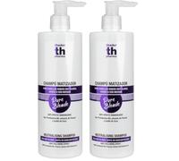 Thader Pharma Pure Blonde Champú matizador para cabellos rubios, grises o con mechas con Provitamina B5, 400 ml (Paquete de 2)