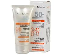 Thader Pharma Sun Fotoprotector Facial en crema FPS 50+ Pediátrico, No Pica En Los Ojos y resistente al agua, 50 ml