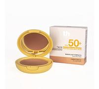 Thader Th Pharma Maquillaje Compacto con Protección Solar FPS 50+ de acabado mate y sedoso, 15 ml (Doré)