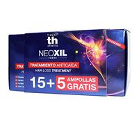 Thader Th Pharma - Tratamiento Capilar Anticaída Neoxil Forte Unisex Hiporalergénico Adaptado a Cuero Cabelludo Sensible, 10ml, 20 Unidad