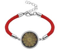 Thai Culture - Pulsera de cuerda roja de la suerte hecha a mano
