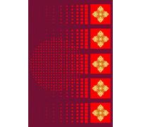 Thai Pattern & Graphic Design Notebook: Thai Art & Graphic Patterns Notebook: 6" x 9", 120 Pages