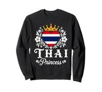 Thai Princess Thailand Flag Proud Thai Girl Sudadera