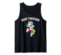 Thaicorn Chicas Guapas Muay Thai Unicornio Camiseta sin Mangas