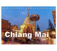 Thailand - Chiang Mai (Tischkalender 2026 DIN A5 quer), CALVENDO Monatskalender: Die wunderbare Stadt und Region Chiang Mai in Thailand.