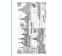 Thailand coloring book: Thailand in tourist coloring book