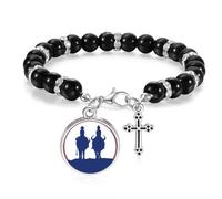 Thailand I Love Thailand - Pulsera de cuentas con diseño de elefante y atardecer
