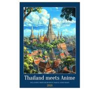 Thailand meets Anime (Wall Calendar 2026 DIN A2 portrait), CALVENDO 12 Month Wall Calendar: When anime and vacation feeling let their imagination run wild