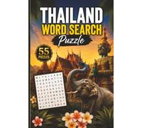 Thailand Word Search Puzzle: 55 Puzzles Word Search about Thailand and More | 6x9 inches, 110 pages | Gift for Thailand, Countries & Traveling Lover