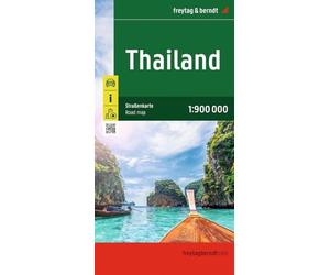 Thailandia 1:900.000: Infos, Innenstadtplan: AK 184 (Auto karte)