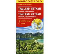 Thailandia, Vietnam. Myanmar, Laos, Cambogia 1:2.500.000. Ediz. multilingue (Carte stradali Marco Polo)