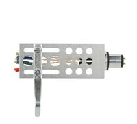 THAKKER HS-18 - Cáscara de Cabezal de Aluminio mecanizado CNC - Plata | Conexión SME | Incluye Cable de Cabezal, Tornillos en 4 Longitudes Diferentes, Tuercas y Arandelas | Aluminium Headshell