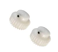 Thalawirefix 2 uds 0,5 módulo 25T POM engranaje recto 3mm 3,17mm 4mm 5mm 6mm 6,35mm 8mm diámetro plástico 0,5 M 25 dientes engranaje recto con paso Piñón de husillo(8mm bore)