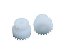 Thalawirefix 2 uds plástico 0,5 M 45 dientes engranaje cilíndrico 4mm 5mm 6mm 6,35mm 8mm agujero 0,5 módulo 45T dientes rectos engranaje recto con paso Piñón de husillo(7mm bore)