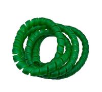 Thalawirefix Funda en Espiral ignífuga de 5 Metros for conductos de Aire, tuberías de Aceite y mangueras de Agua. Anti-Desorden(Green,32mm)