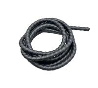 Thalawirefix Manguito de Cable en Espiral de 5 Metros de diámetro, de 8 mm a 60 mm, for Proteger mangueras hidráulicas y Cables. Anti-Desorden(Grey,ID 28mm)