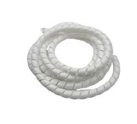 Thalawirefix Manguito de Cable en Espiral de 5 Metros de diámetro, de 8 mm a 60 mm, for Proteger mangueras hidráulicas y Cables. Anti-Desorden(White,ID 32mm)