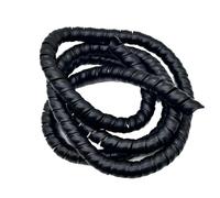 Thalawirefix Manguito de Cable en Espiral de 5 Metros de diámetro, de 8 mm a 60 mm, for Proteger mangueras hidráulicas y Cables. Anti-Desorden(Negro,ID 60mm)