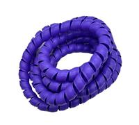 Thalawirefix Manguito de Cable Espiral Flexible de 1 Metro for tuberías de Aceite, Agua y Aire, protección de línea de grúa, Cubierta de bobinado. Anti-Desorden(Purple,ID 35mm)