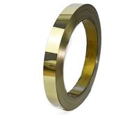 Thalawirefix Tira decorativa de acero inoxidable dorada, galvanizada, 0,4mm, 0,5mm x 40mm, 50mm, 100 metros Panel(0.4MM 4CM)