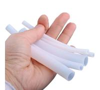 Thalawirefix Tubo de PTFE blanco ID 0,8mm-100mm manguera aislada capilar tubo rígido temperatura resistencia a la corrosión longitud 1 metro Flujo(0.8x1.6mm)