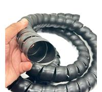 Thalawirefix Tubo Espiral de 1,5 Metros de diámetro Interior de 28 mm a 38 mm for la gestión de Cables, tuberías de Aceite, mangueras hidráulicas y conductos de Aire. Anti-Desorden(ID 38mm)