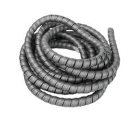 Thalawirefix Tubo Espiral de 5 Metros con protección ignífuga for conductos de Aire Flexibles y mangueras de Aceite. Anti-Desorden(Gray,ID 32mm)