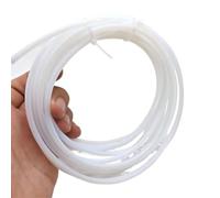 Thalawirefix Tubo rígido con aislamiento capilar, diámetro interior del tubo de PTFE de 5 metros, 0,3mm, 0,6mm, 0,8mm, 1mm, 4mm, 5mm, resistencia a la corrosión por temperatura Flujo(ID 1mm x 1.6mm)