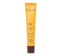 THALGO Crema de protección solar antiedad, alta protección UV para cara y cuerpo, ácido hialurónico de alto peso molecular y aloe vera, respetuoso con los corales