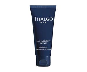 THALGO Men Intensiv Crema hidratante - Cuidado profundo con agua de estaño marino para una hidratación duradera, crema facial para hombres, 50 ml