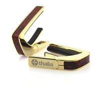 THALIA Cejilla con acabado en oro de 24 quilates con incrustaciones de Paua carmón