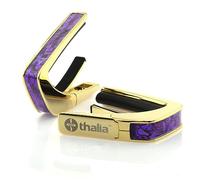 THALIA Cejilla con acabado en oro de 24 quilates con incrustaciones de Paua moradas