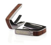 THALIA Cejilla negra con acabado cromado con incrustaciones de palisandro de Santos