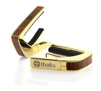 THALIA Cejilla negra con acabado cromado con incrustaciones de palisandro de Santos