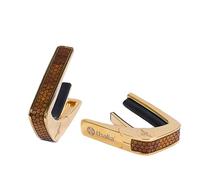 Thalia Cejilla Premium Series con acabado dorado e inserto de panal de miel hawaiano rizado