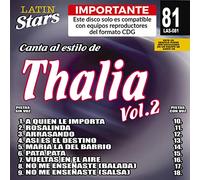 Thalia - Karaoke: Thalia 2 - Latin Stars Karaoke