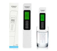 Thalire Medidor Tds, Digital de Calidad de Agua 3 en 1 Tds Medidor agua Analizador, EC y Temperatura con Sonda de Precisión, Protección IP67, Ideal para Hogar, Piscina y Acuario